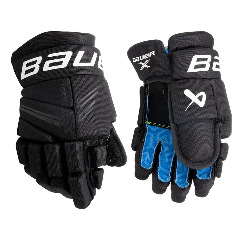 Gants Bauer X S24 (Noir, Junior 11&#39;&#39; ) - Photo 1