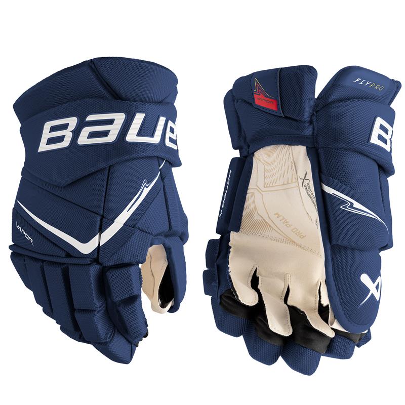 Gants Bauer Vapor FLYPRO (Bleu navy, Intermédiaire 13“) <br /><span class=&#39;messagePreCommande&#39;>Précommande - Livraison mi juillet</span> - Picture 1