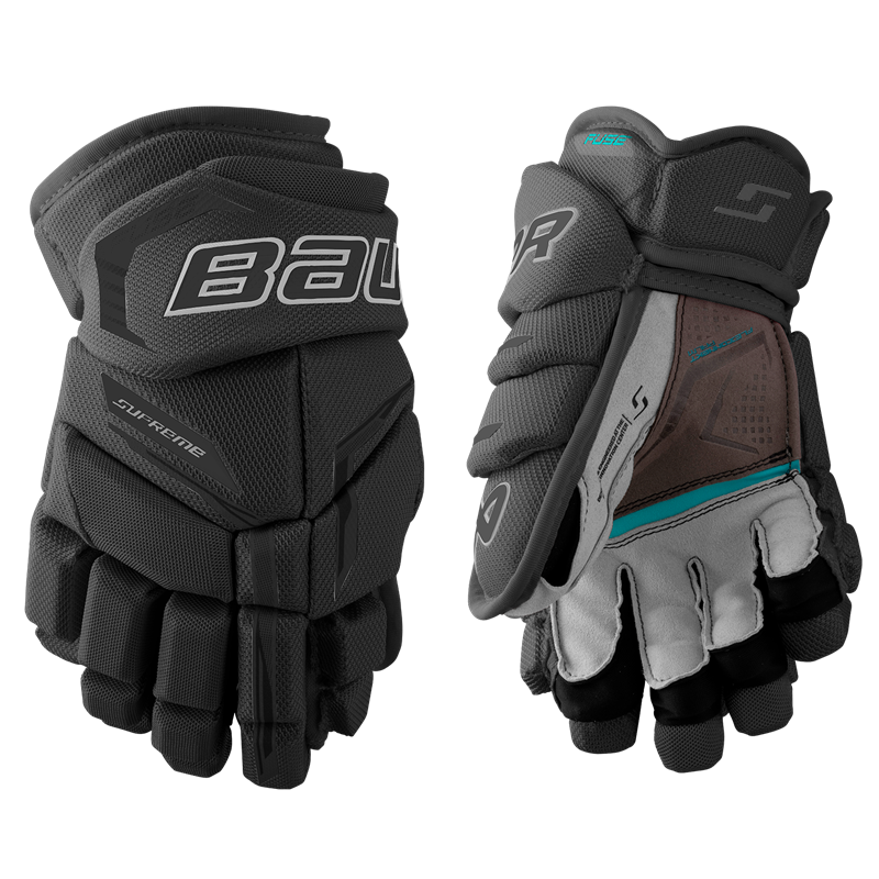 Gants Bauer Supreme FUSE (Noir, Junior 11'' ) <br /><span class='messagePreCommande'>Précommande - Disponible mi-juillet</span> - Picture 1
