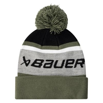 Bonnet Bauer Intarsia à pompom - Enfant