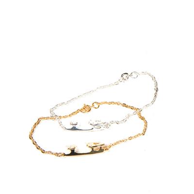 Bracelet avec lame Jerry&#39;s - Argent&#233;