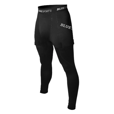 Pantalon Blue Sport Compression avec coquille