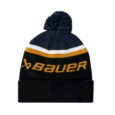 Bonnet Bauer Intarsia à Pompom