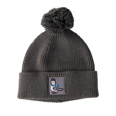 Bonnet Bauer à Pompom Motif Pigeon - Enfant
