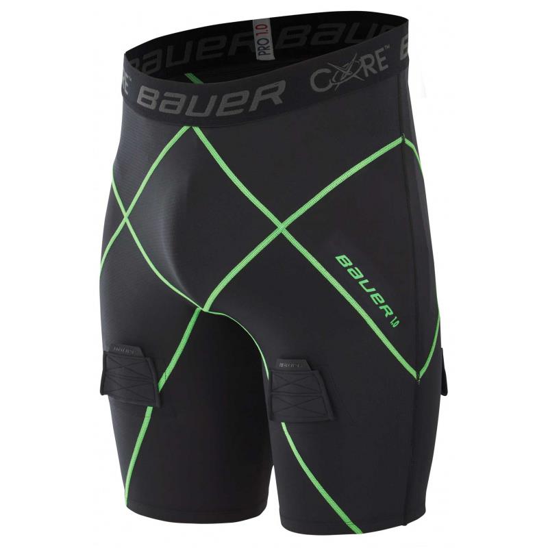 Short Bauer Core Compression 1.0 avec coquille - S21 (Sénior XS) - Photo 1