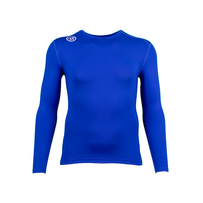 Haut Warrior Compression manches longues (Junior L, Bleu) - Photo 1