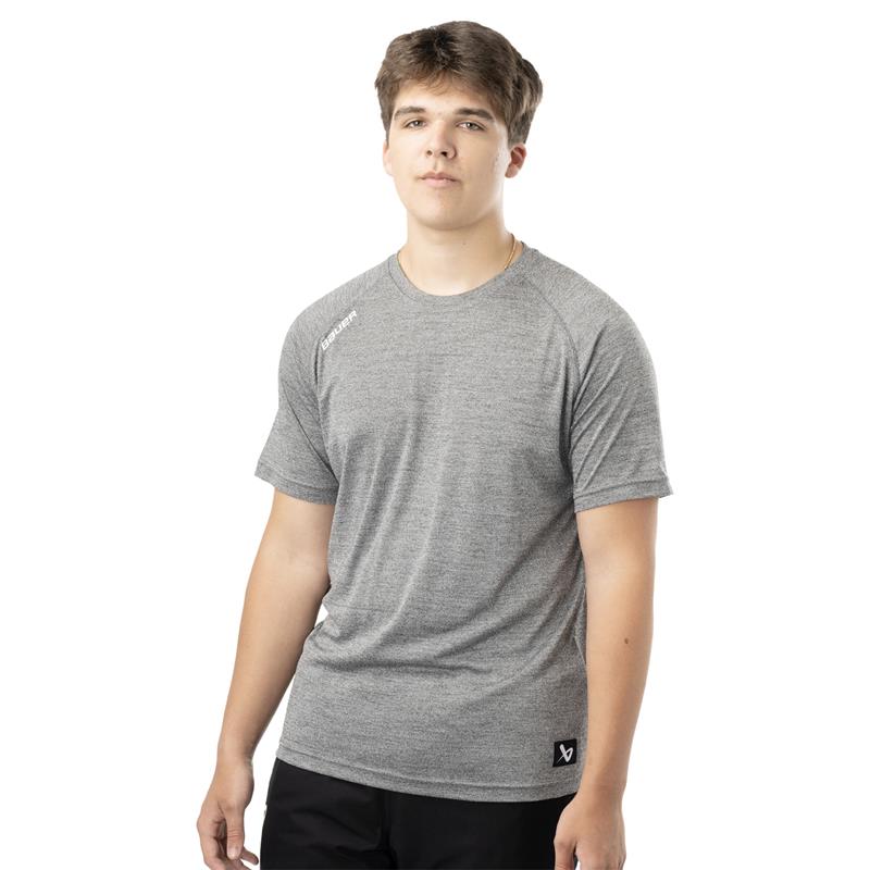 T-Shirt Bauer Team Tech (Gris, Sénior L) - Photo 1