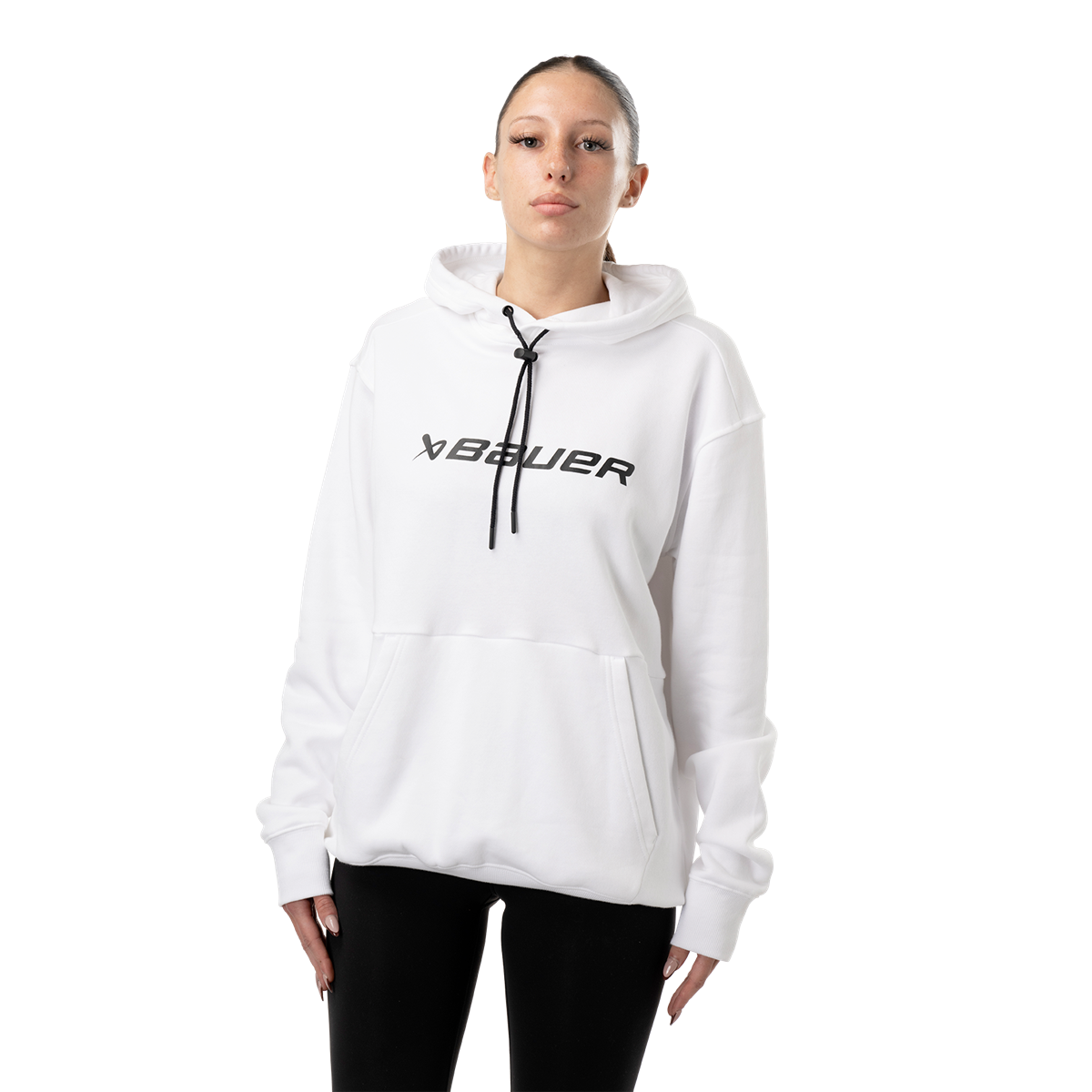 Sweat à capuche Bauer Core Ultimate (Blanc, Sénior L) - Photo 1