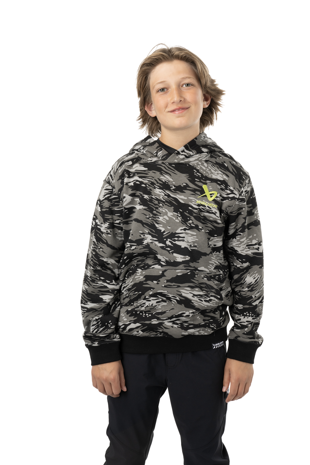 Sweat à capuche Bauer Painted - Enfant (Camouflage, Enfant S) - Photo 1