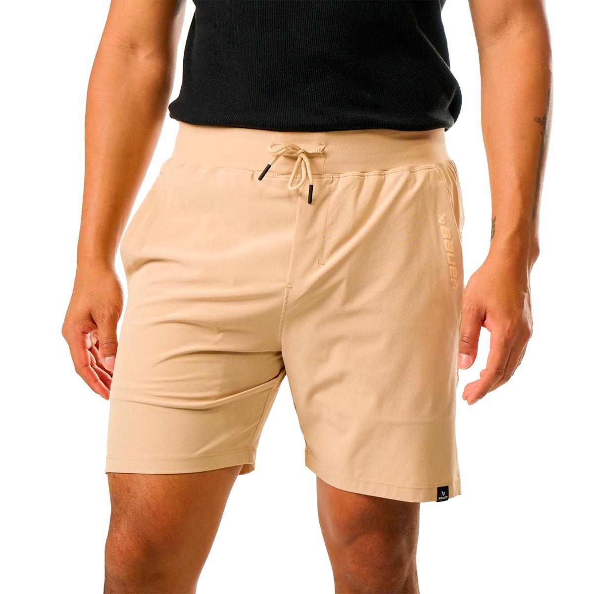 Short Bauer Training Forecheck (Beige, Sénior S) - Photo 1