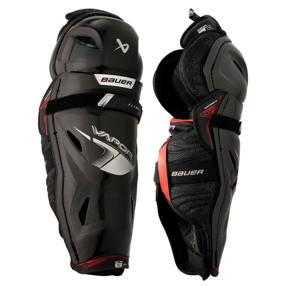 Jambières Bauer Vapor FLY40 (Intermédiaire 14&#39;&#39;) <br /><span class=&#39;messagePreCommande&#39;>Precommande - Livraison mi juillet</span> - Photo 1