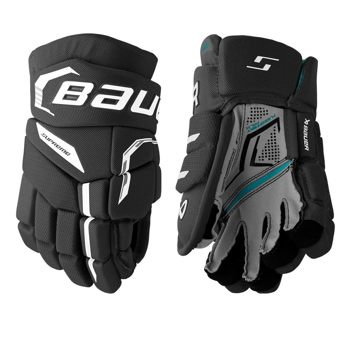 Gants Bauer Supreme FUSE - Enfant (Noir, Enfant 8'') <br /><span class='messagePreCommande'>Précommande - Disponible mi-juillet</span> - Photo 1