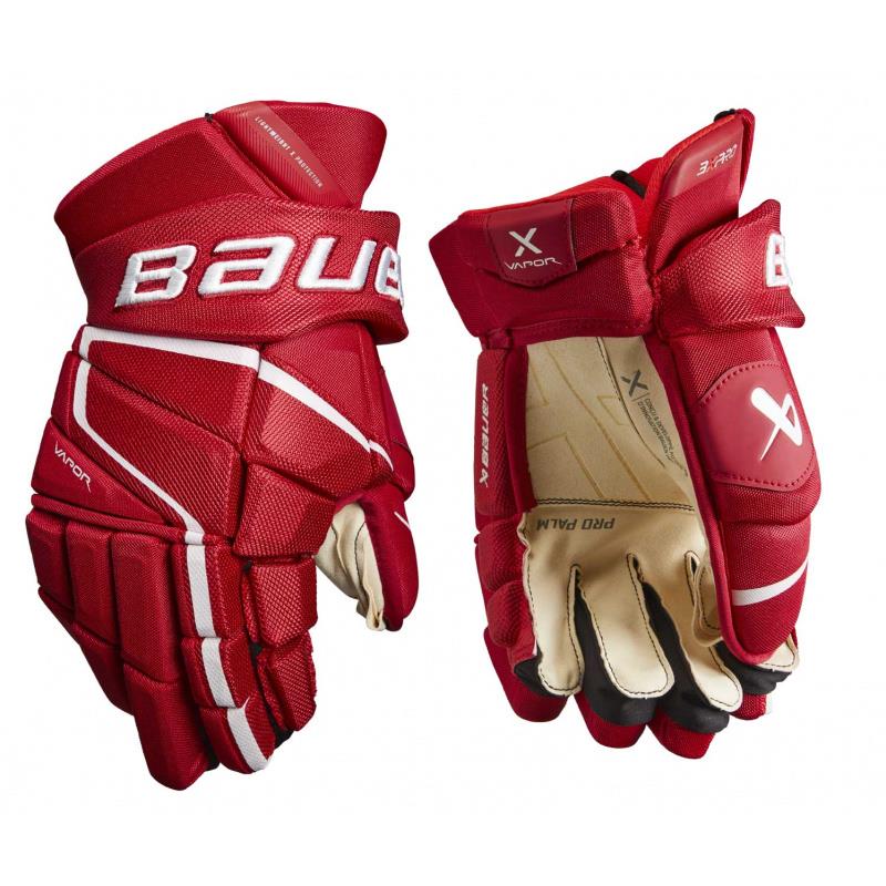 Gants Bauer Vapor 3X Pro (Sénior 14&#39;&#39;, Rouge) - Photo 1