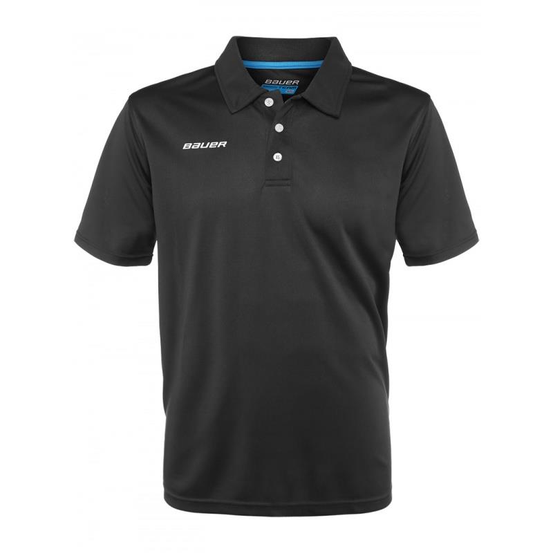 Polo Bauer Team Core (Sénior S, Noir) - Photo 1