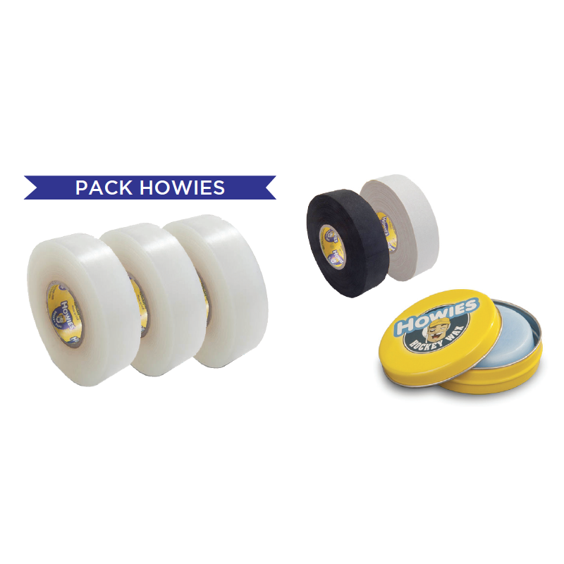 Pack Howies 3 Scotchs + 2 Tapes 25 + 1 Wax (Blanc) - Photo 1