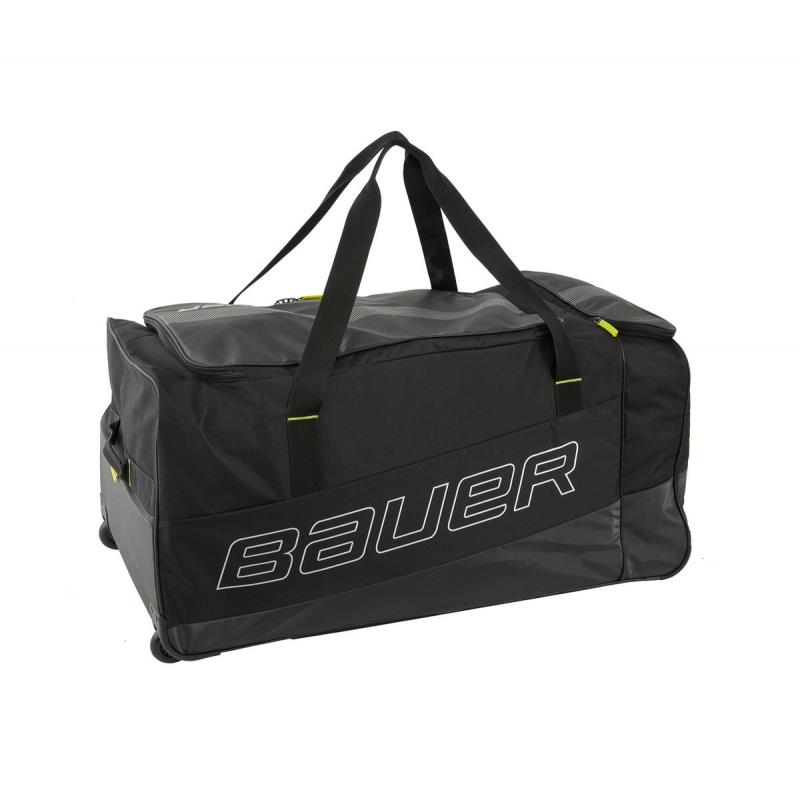 Sac d&#39;équipement Gardien Bauer Premium à roulettes - S21 (Goal Sénior, Noir) - Photo 1