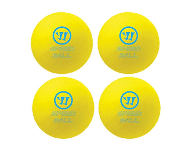 Mini balle en mousse Speed Ball Warrior x4 - Photo 1