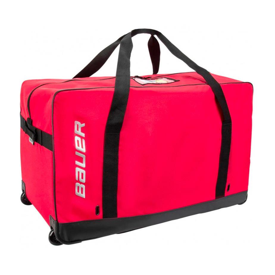 Sac d’équipement Bauer Core à roulettes S21 (Noir - Rouge, L) - Photo 1